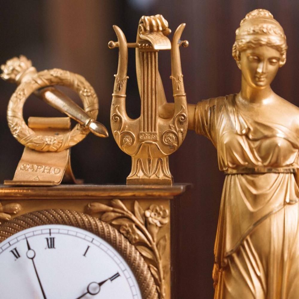 Кабинетные часы в стиле Ампир