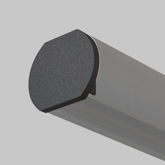 Заглушка для круглого шинопровода, 2 шт. Basity, черный Technical tra172ec-r-11b