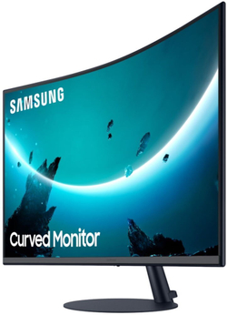 Монитор Samsung 27" C27T550FDI 1920x1080 VA WLED 75Гц 4ms Curved FreeSync VGA HDMI DisplayPort