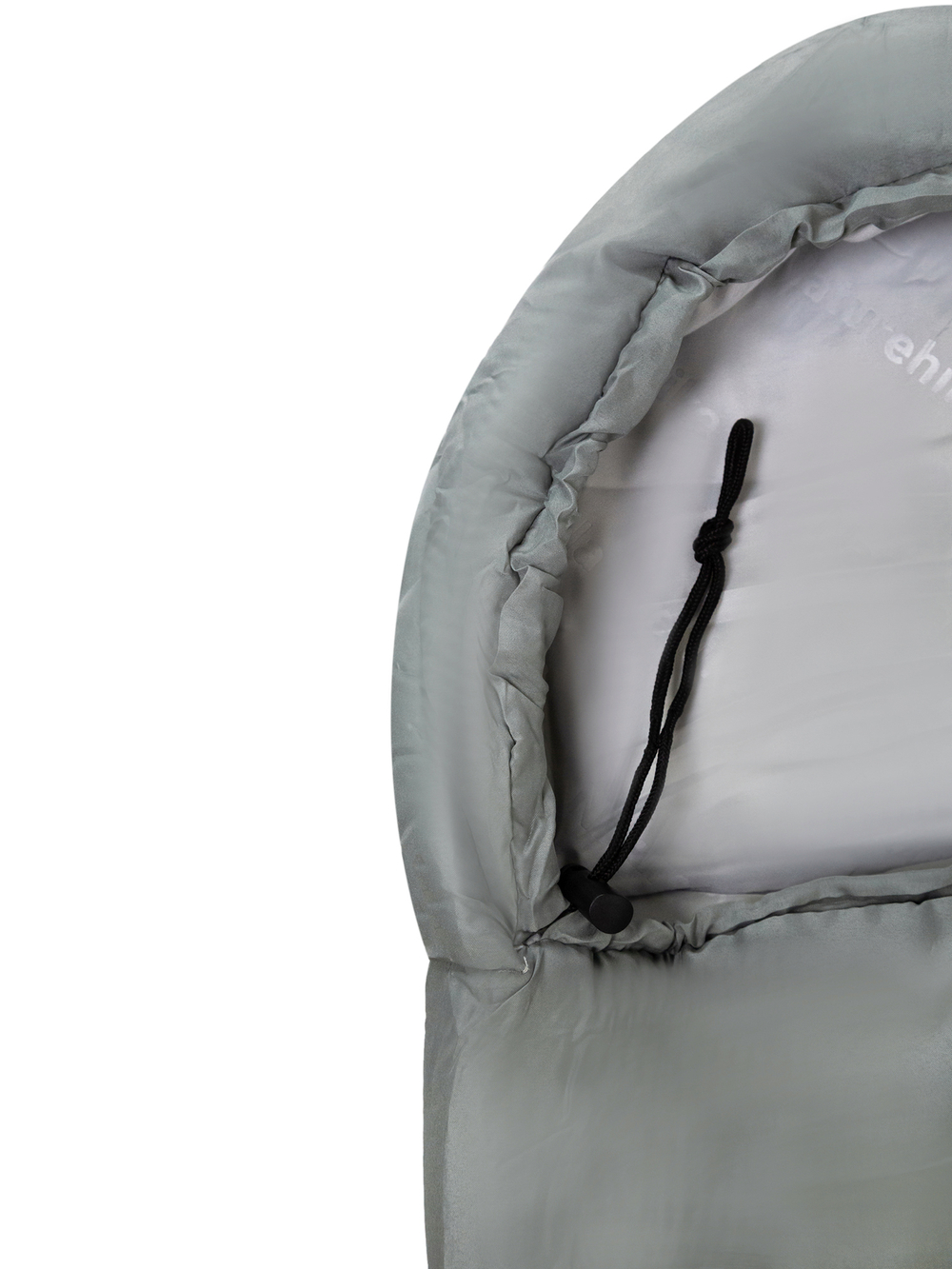 Спальный мешок Naturehike M300 с капюшоном,молния слева, серый (CNK2350WS023)