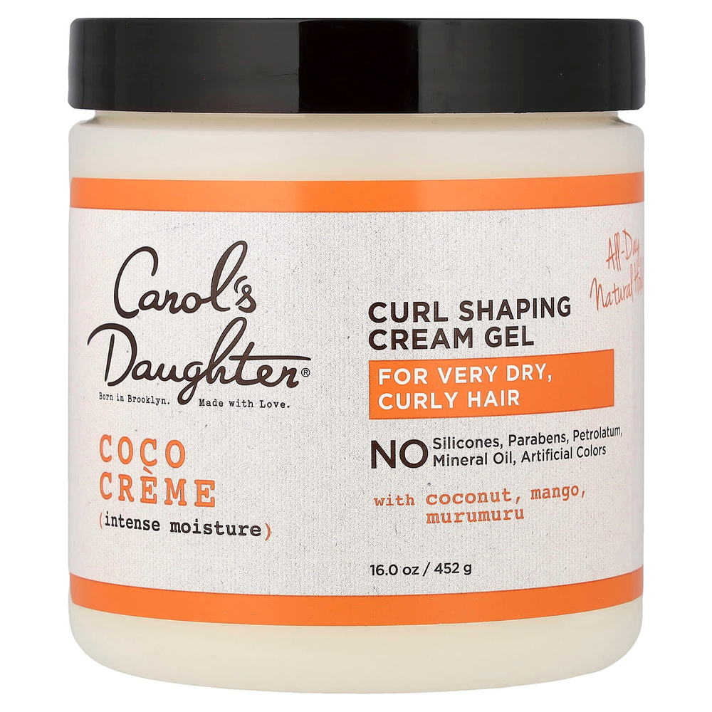 Carol's Daughter, Coco Creme, интенсивное увлажнение, крем-гель для формирования локонов, для очень сухих и вьющихся волос, 452 г (16 унций)