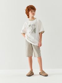 Футболка оверсайз "Пломбир" с принтом 7+