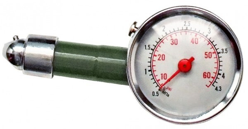 Манометр шинный 4 Атм. в метал. корпусе (P.R.C.)