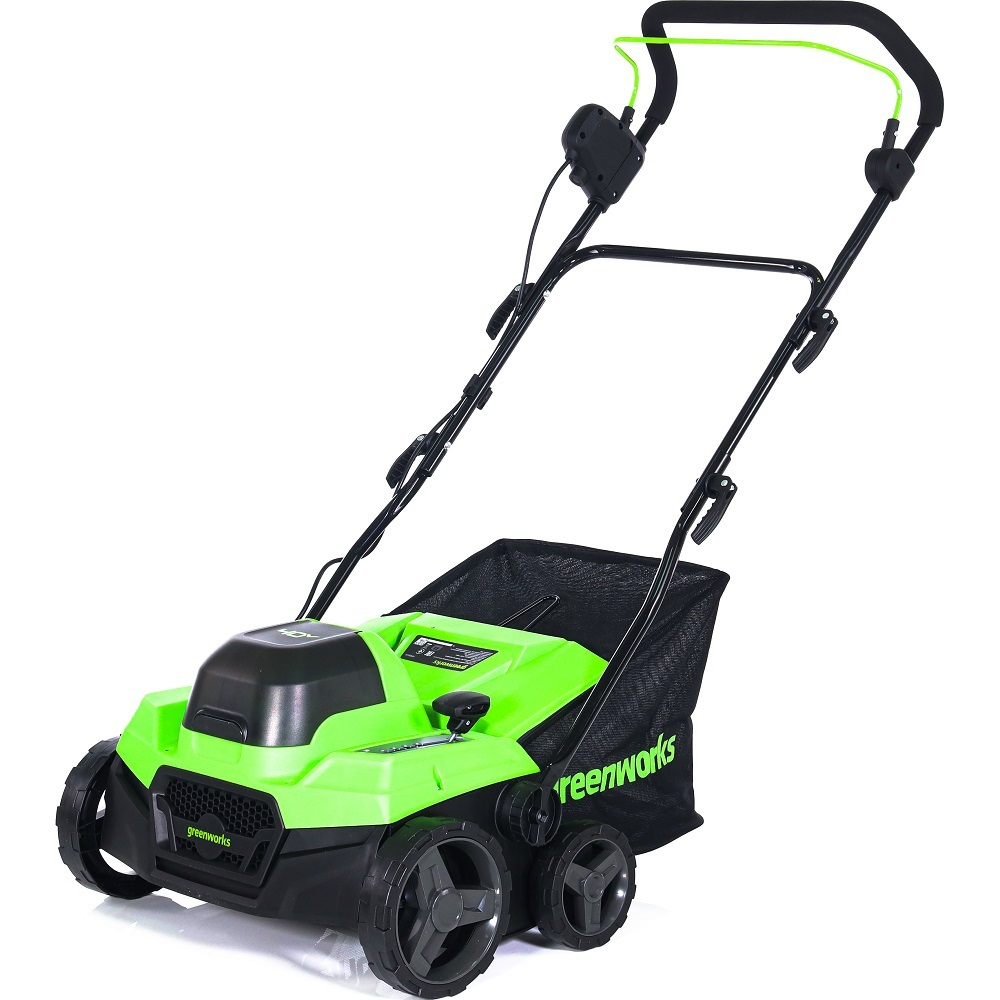 Аэратор-скарификатор GREENWORKS GD40SC38II аккумуляторный без АКБ и ЗУ 2517607