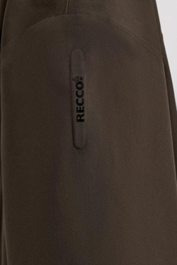 ZARA УТЕПЛЕННАЯ ВОДОНЕПРОНИЦАЕМАЯ ЛЫЖНАЯ КУРТКА RECCO®, КОРИЧНЕВЫЙ