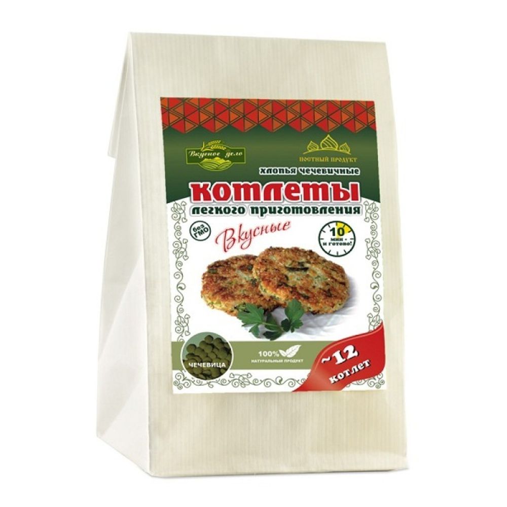 Котлеты Вкусное дело чечевичные с асафетидой 230 г