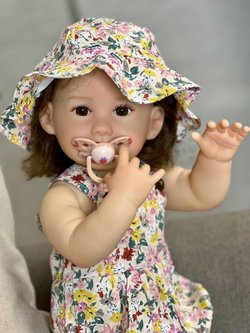 Кукла Реборн виниловая 55см в пакете (FA-135)