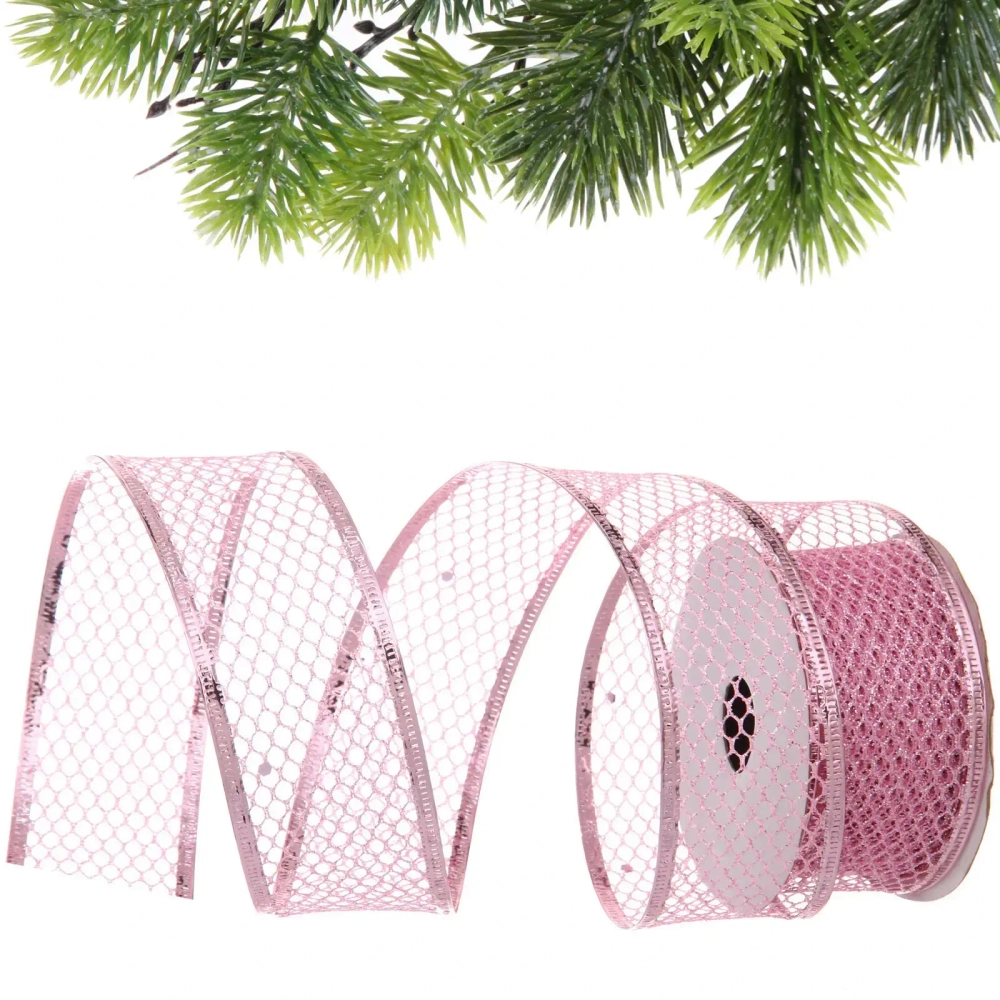 Лента для декорирования «Изящная» 4 см, 2,7 м, Розовый (микс дизайнов)