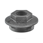 Заглушка (пробка) проходная 1 1/4"x1/2" левая резьба для чугунных радиаторов CRMTCLB