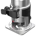 Фрезер кромочный акк. Greenworks G24RO, 24V, б/щет, 10000-30000 об/мин, цанги 6 / 6,35 / 8 мм, ход 20 мм,1х2Ач,ЗУ,кор (3502507CUA)