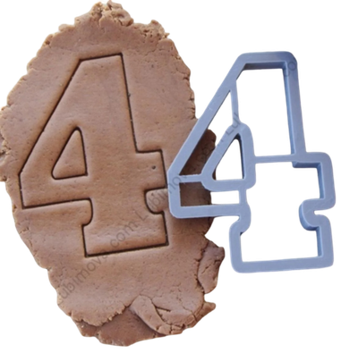 Форма "Цифра 4" 10 см Z10