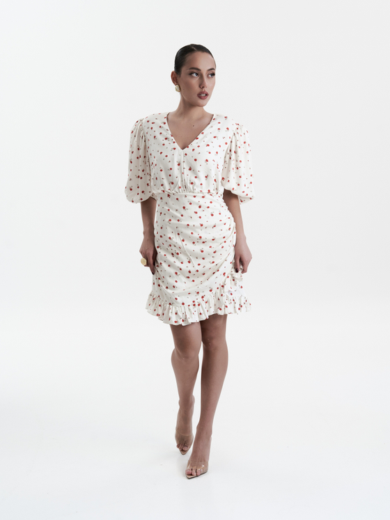 Платье Мини Белла в белом цвете