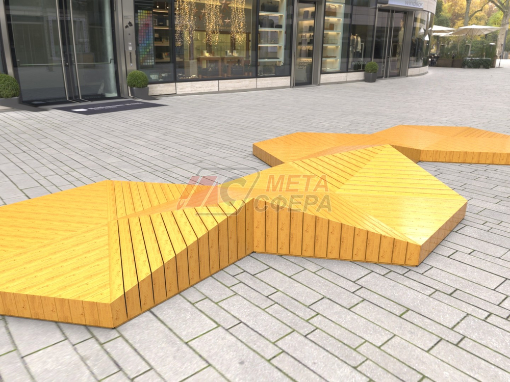 Лежак HEXAGON 01