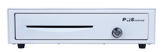 Денежный ящик POScenter 16E 410x415x100 распайка для &quot;Epson/АТОЛ, без датчика открытой крышки&quot;, белый