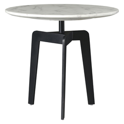 Столик чайный Berg Nilsen 50см мрамор/черный
