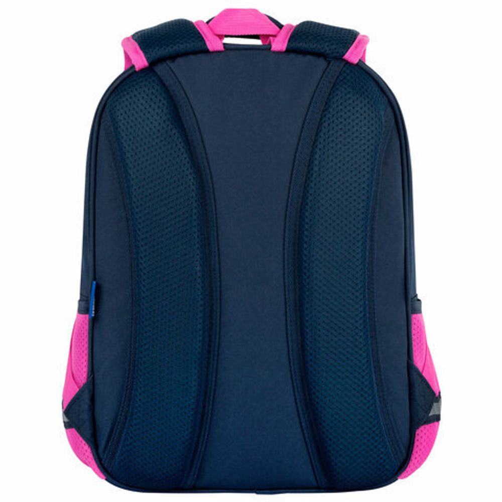 Рюкзак BRAUBERG OPTIMA, 2 отделения, с брелоком, "Tiny beauty", 36х27х18 см, 273155