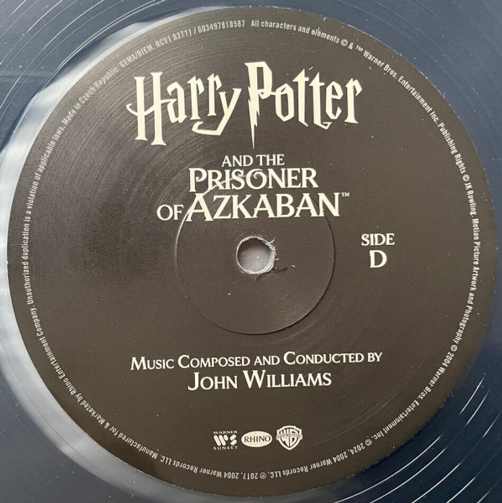 John Williams / Harry Potter And The Prisoner Of Azkaban (Original Motion Picture Soundtrack)(Limited Edition)(Clear Vinyl)(2LP)