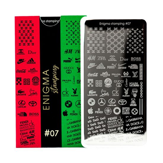 Пластина для стемпинга Enigma Stamping №07