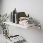 Настенная полка IKEA BERGSHULT / GRANHULT, Белый / никель, 80x30 см