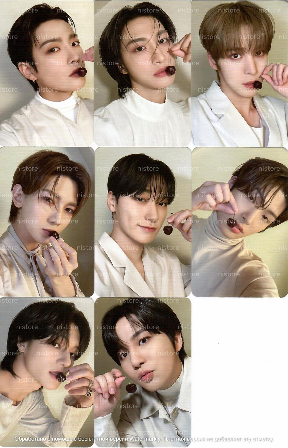 Фотокарты ATEEZ Nacific Duw glaze tint