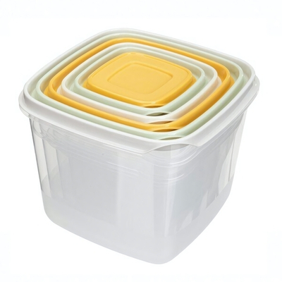 Комплект контейнеров для продуктов clever 6шт, 0,12л + 0,25л + 0,45л + 0,75л + 1,2л + 2,0л (микс 1)