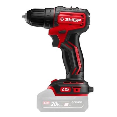 Дрель-шуруповерт бесщеточная, ЗУБР 20 В, 45 Нм, БЕЗ аккумуляторной батареи (LMS)