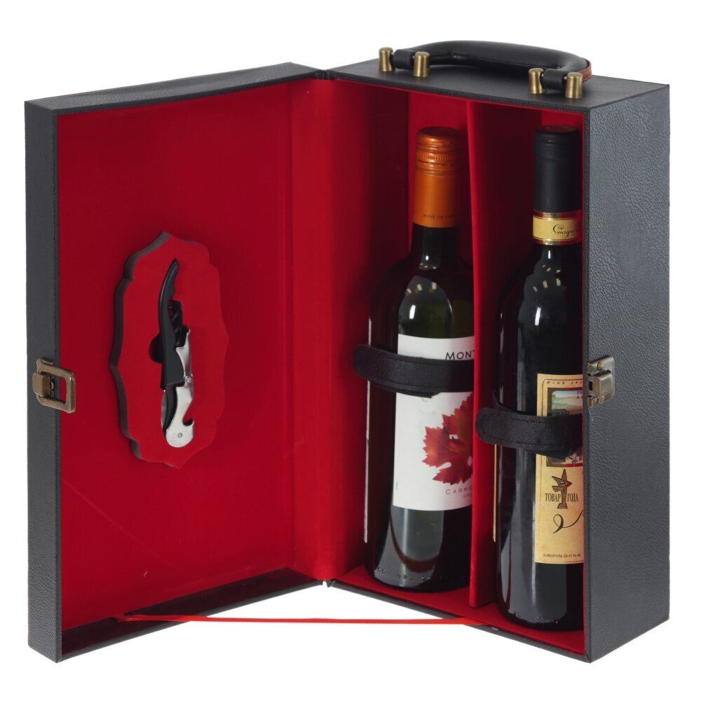 GAEM Шкатулка для бутылок с набором сомелье, L19,5 W12 H35 см