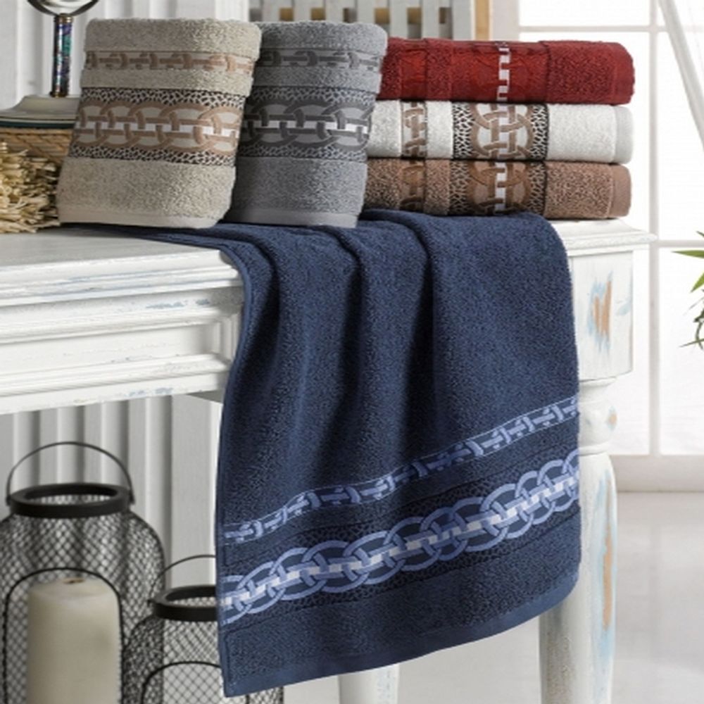 Полотенце махровое "АВТ. CRUZ" TWO DOLPHINS, 100% хлопок, Турция.