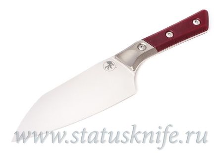 Нож Microtech Kitchen Santoku Bolster Merlot G-10 3200B-10MR