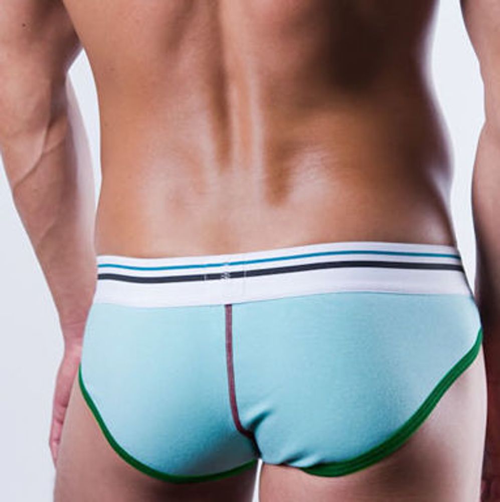 Мужские трусы слипы TOOT Cup Side-Open Bikini Green