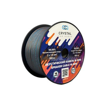 Кабель акуст. Crystal Car Audio 16AWG (2x1.5)