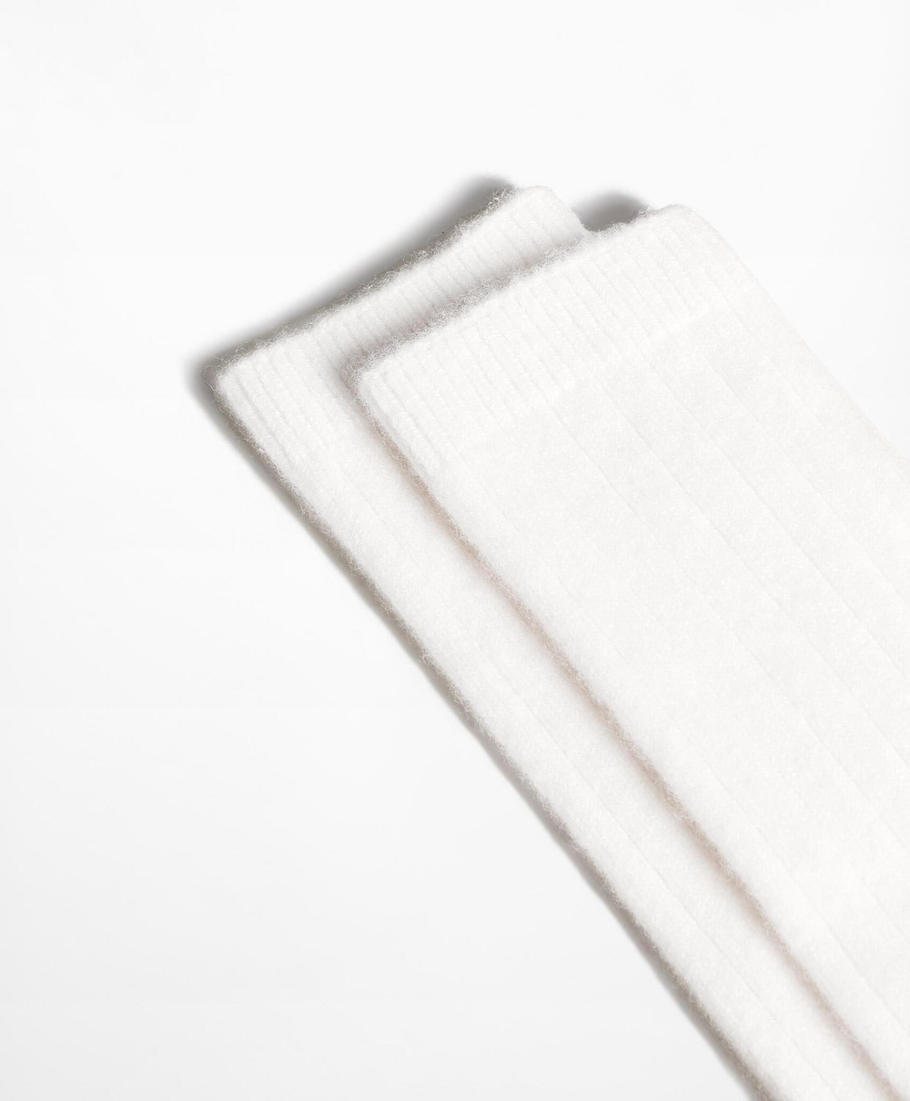 Oysho Классические носки с добавлением кашемира, экрю