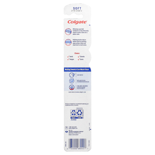 Colgate, зубная щетка 360 Optimal, мягкая, 1 шт.