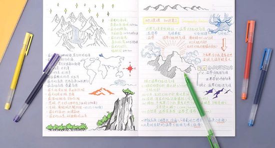 Набор цветных ручек Xiaomi Jumbo Gel Ink Pen (MJZXB03WC) (5шт)