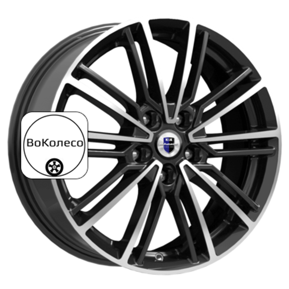 7x17/4x100 ET45 D67,1 Эрфурт (КС903) Алмаз черный K&K