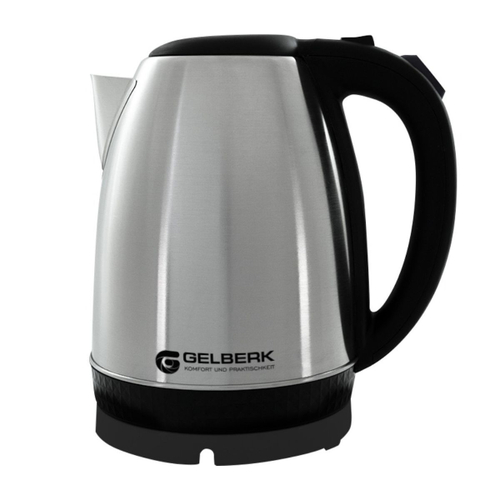Чайник электрический Gelberk, GL-451, 1.8 л, 1500 Вт, ск нагр элем, металл
