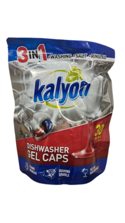 KALYON КАПСУЛЫ ДЛЯ ПОСУДОМОЕЧНОЙ МАШИНЫ 30 ШТ 450  гр x 16