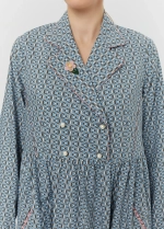 Платье «Узоры», синий