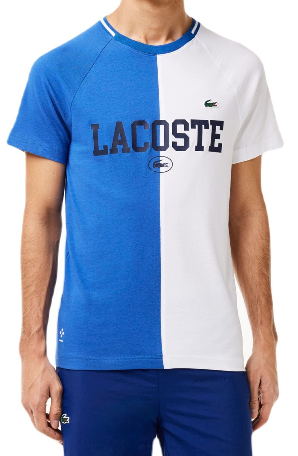Мужская теннисная футболка Lacoste Sport x Daniil Medvedev Ultra-Dry Tennis T-Shirt - небесный