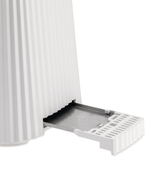 Тостер с двойным длинным отсеком Alessi Plissé, White