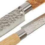 Набор ножей 5 пр, нерж сталь, рук пласт, с подст, акрил, Daniks, Вуд Грейс, JA20204413