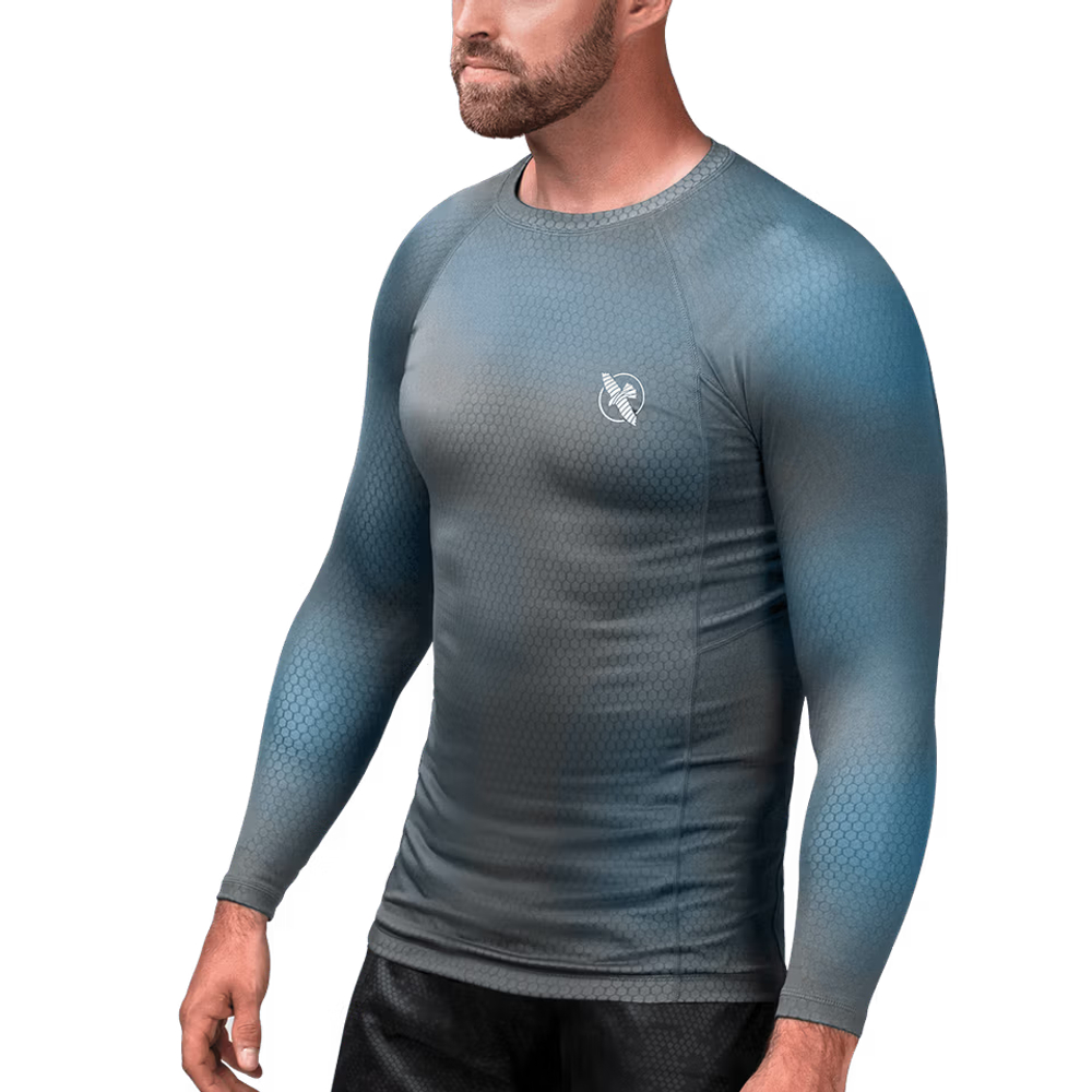 Рашгард Hayabusa GREY/AQUA