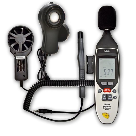 Многофункциональный цифровой измеритель окружающей среды СЕМ DT-859B