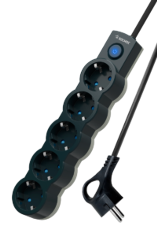 удлинитель сетевой Космос Yksm 5M-5G-Z-V10A-B