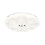 7688/DL PALE SN Светильник пластик/белый/серебристый LED 48Вт 4000К D385 IP43 RONI