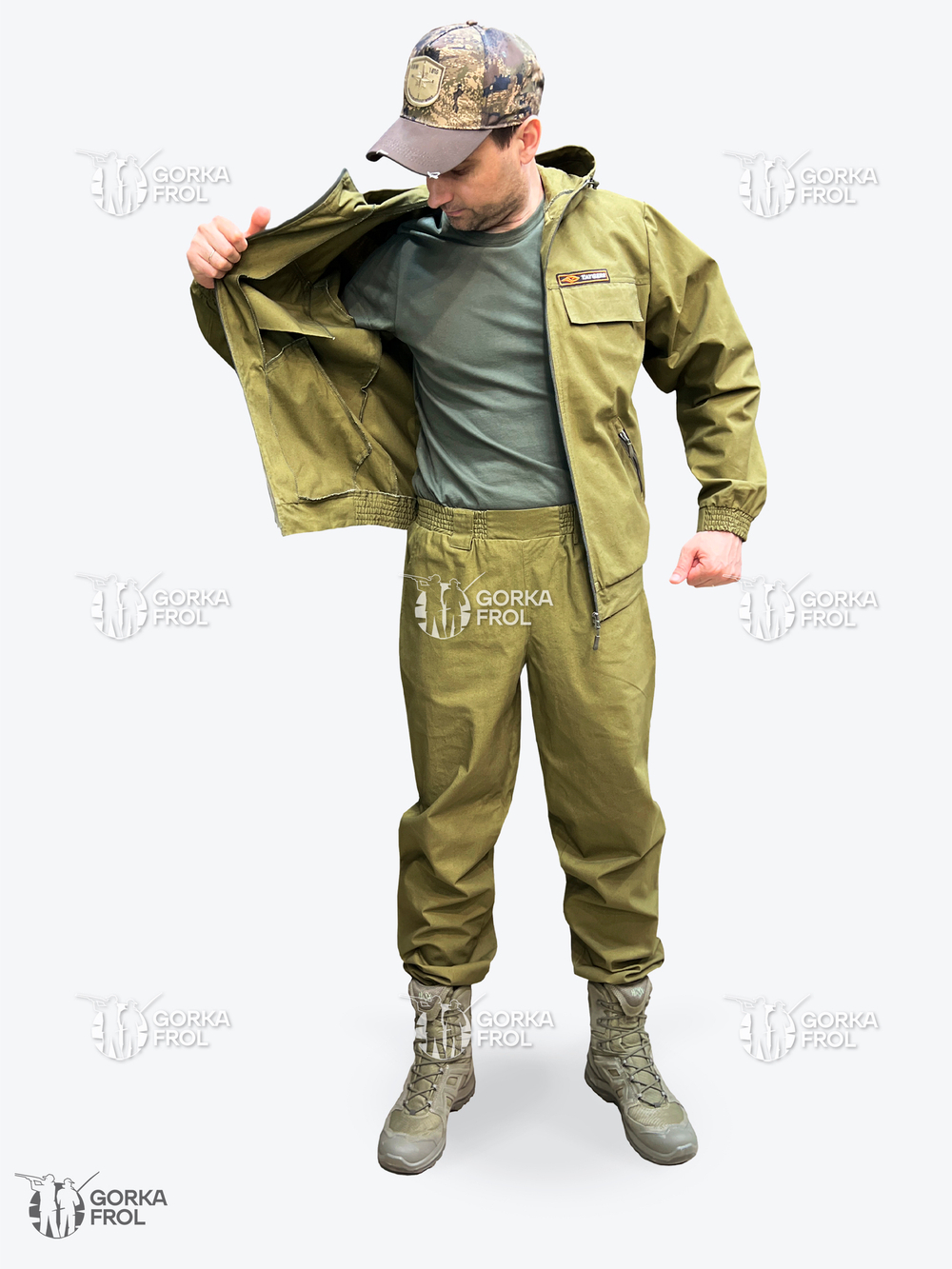 Летний костюм-палатка Штурм темный Хаки
