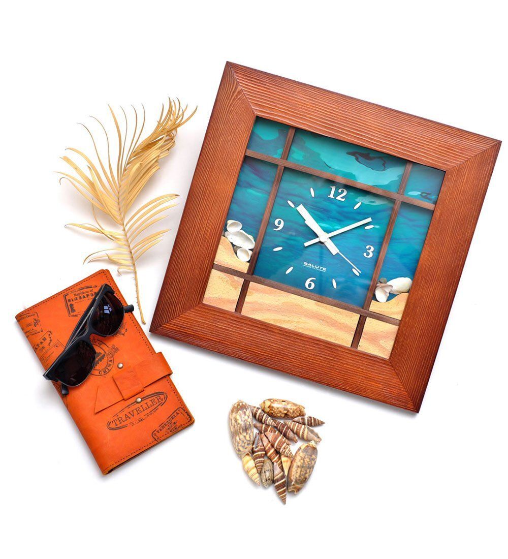 Салют SLT- 43 Часы настенные «МОРСКОЕ ДНО»