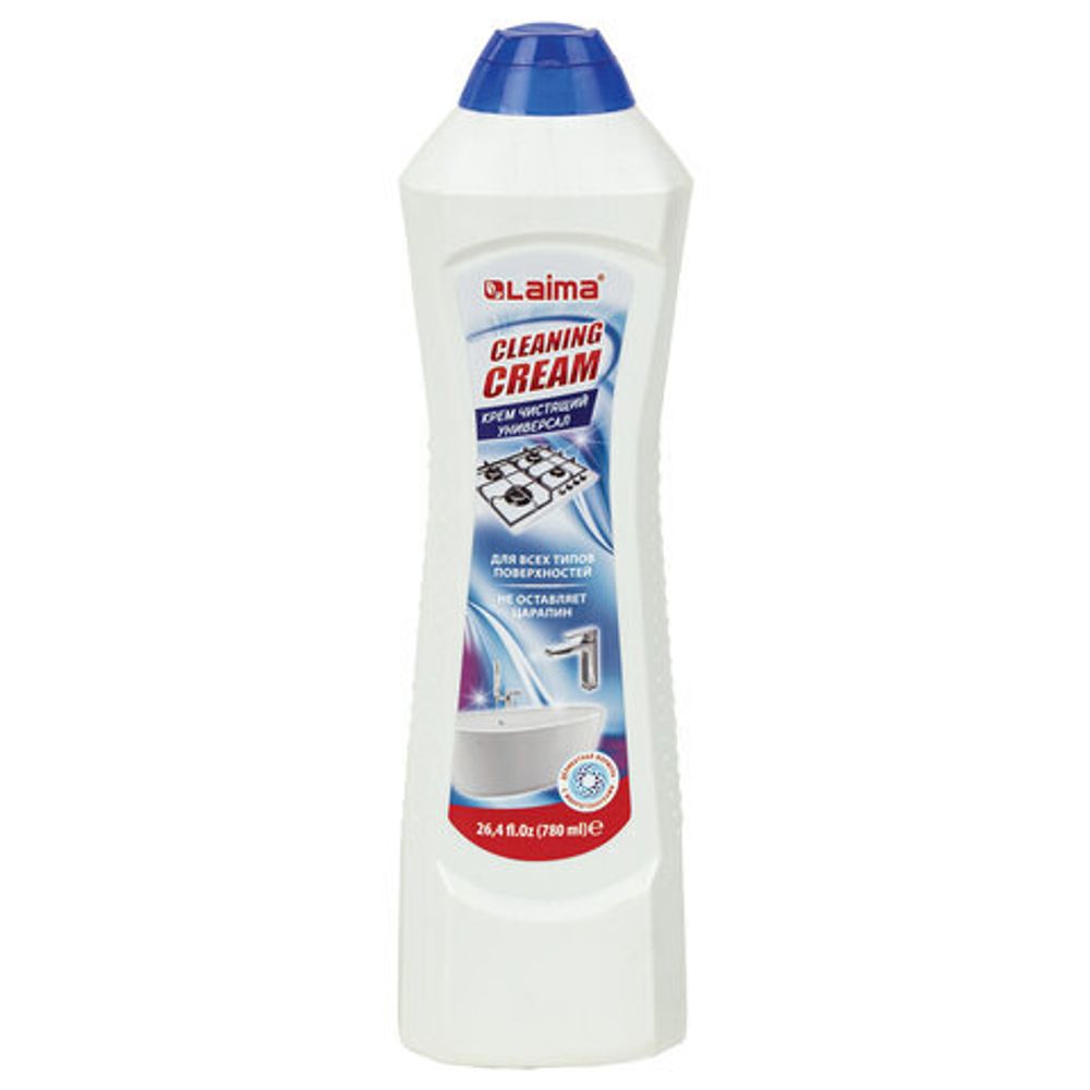 Чистящее средство универсальное крем 780 мл, LAIMA PROFESSIONAL "White fresh", 608661