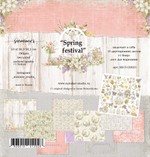 Набор двусторонней бумаги "Spring festival" 190гр, 30,5*30,5см, 10 листов + 1 бонус, SS15122021