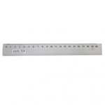 Линейка пластик 20см прозрачная (Л-9293) (Проф-Пресс)